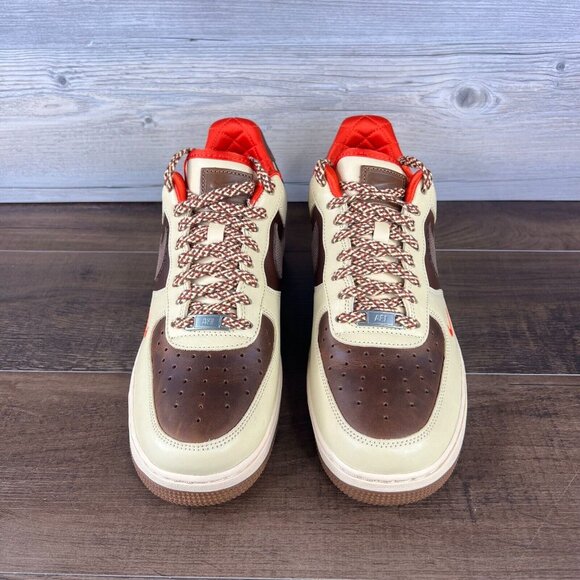 Nike Air Force 1 07 Mens Size 12 Light British Tan Cacao Wow Sesame HQ3447 222 - Picture 4 of 10